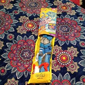 Eolo Kids Toy Rocket Kite - Blue, Gray, Red